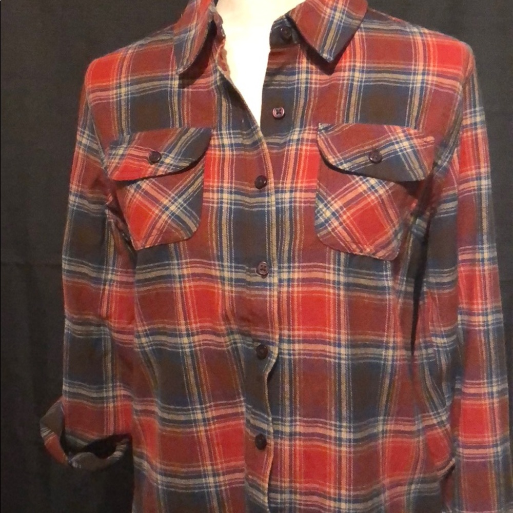 Flannel button down shirt